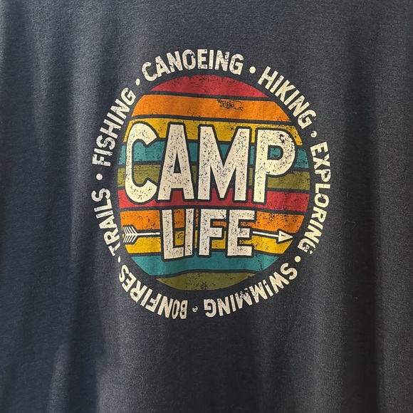 Jerzees camp life graphic tee size XL - Picture 2 of 4